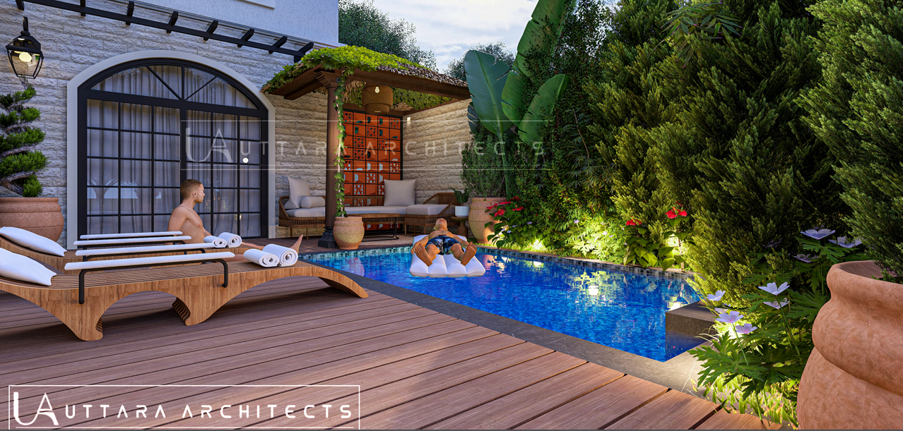 Pool + Entertainment Zone