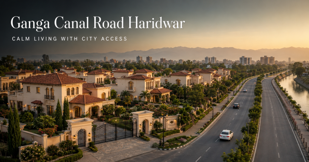 Luxury villas near Ganga Canal Road Haridwar offering calm living with city access