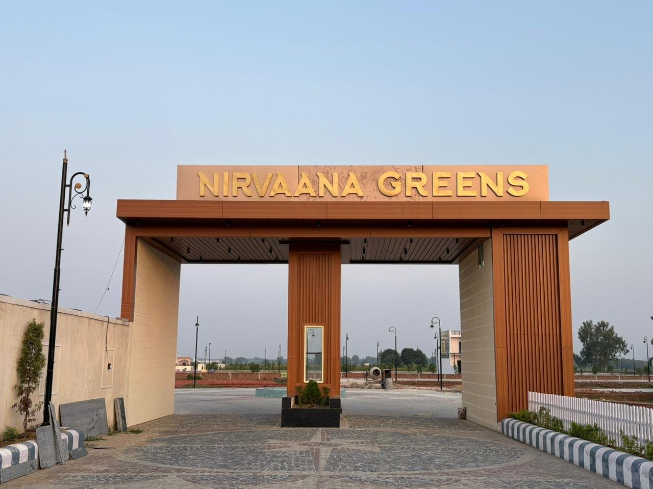 Aerial site layout of Nirvaana Greens premium residential plots in Haridwar